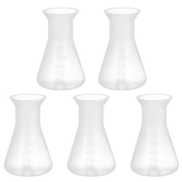 Flask Erlenmeyer Laboratory Plastic Science Experiment Chemical Beaker Container Conical Specimen Cup