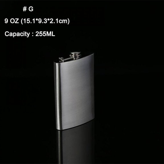 Flask for Liquor for Men,Leakproof Drinking Flask with Funnel,Stainless Steel Flask Hip Flask Set,Camping Pocket Flask,Laser Weleded Screw Cap, Ideal for Gift 1-10oz