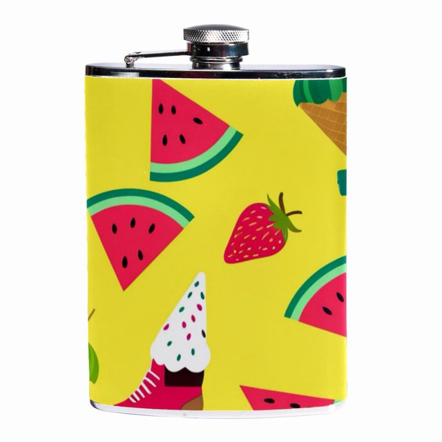 Flask for Men,Flask for Women,Hip Flask for Liquor 8Oz,Leakproof,1Pc