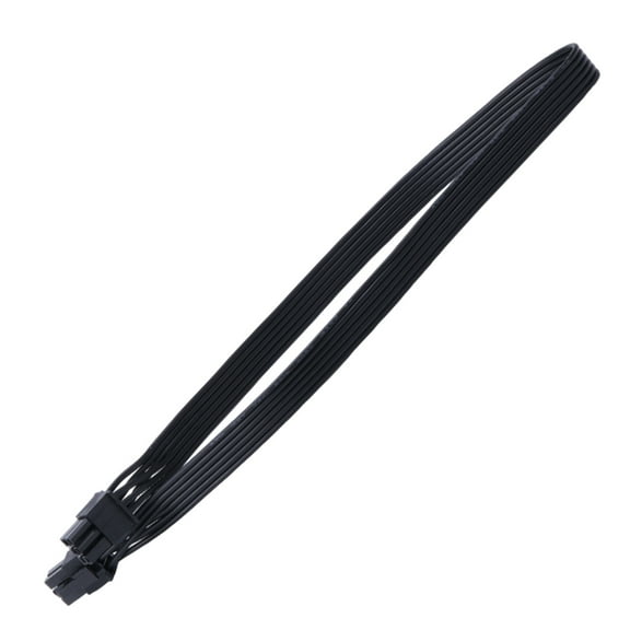 Flat 6Pin PCIe GPU Power Cord For Gaming PC Power Supply 40/60/80/90cm