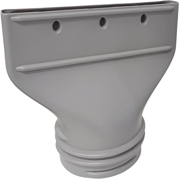Flat Air Conditioner Exhaust Hose Adapter for Window and Roof Ventilation Systems with Secure Water Pipe Connection