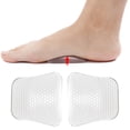 thumbnail image 1 of Flat Arch Support Pad for Men Women - Soft Silicone Half Pad Shoe Insoles - Massage Foot Cushions for Flat Feet - Reusable Orthotic Inserts for Comfort Walking Running, 1 of 4