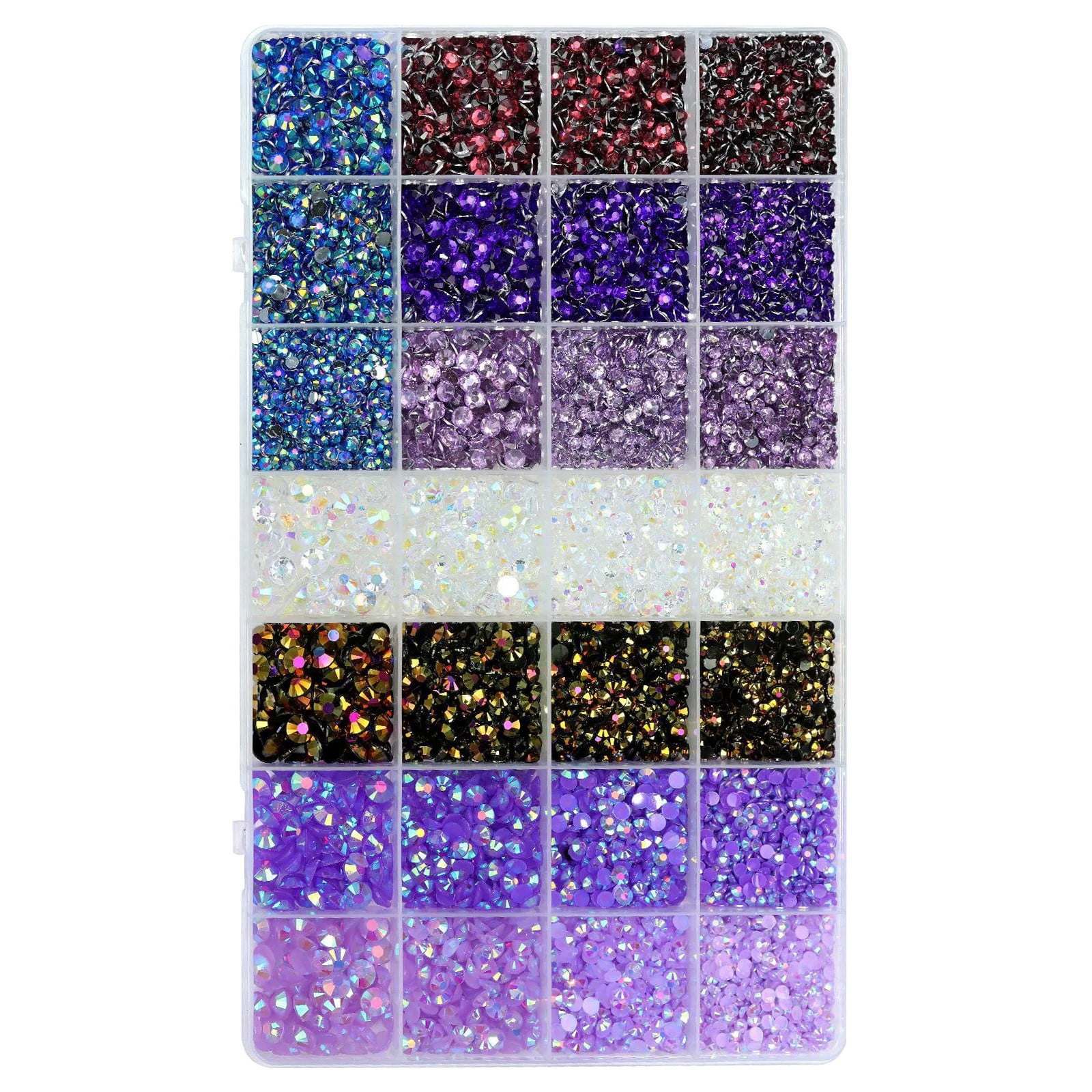Flat Back Gemstone Resin Jelly Rhinestone Bedazzling Kit with Glue Tweezers Pen for Clothing Shoes Bag Decoration Diy Crafts Jewelry Making