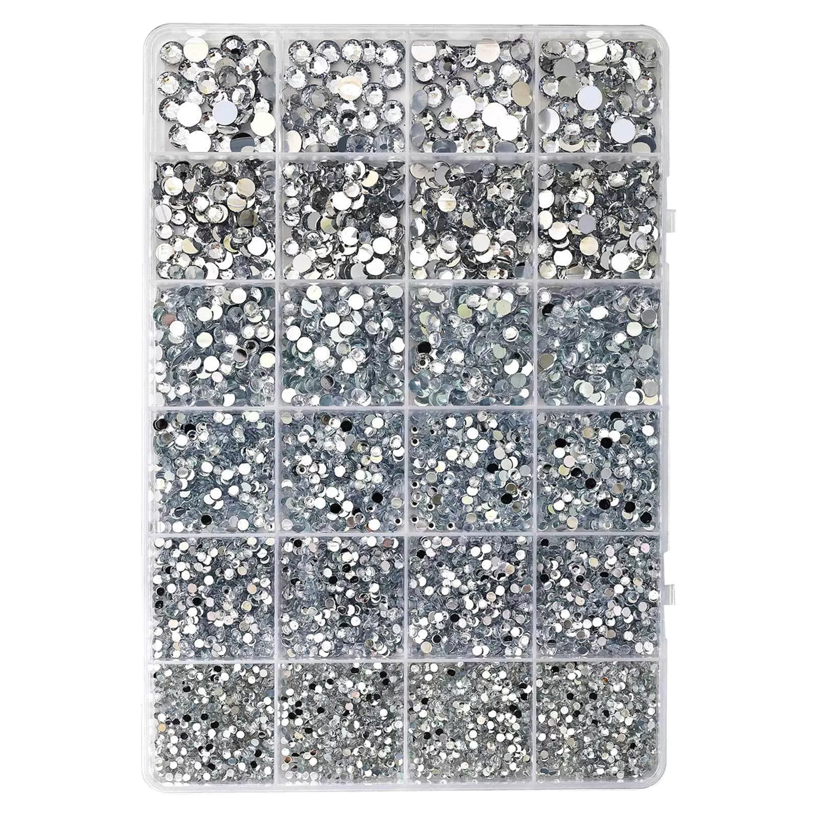 Flat Back Pearl Gemstones Handmade White Half Pearl Beads Assorted Sizes with Jewelry Glue Tweezers Pen for Diy Craft Shoe Graduation Cap Decoration