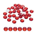 thumbnail image 1 of Flat Back Round Acrylic Rhinestones,10mm Red Flatback Crystal Rhinestones for Crafts Clothes Shoes DIY 100Pcs, 1 of 6