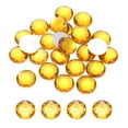 thumbnail image 1 of Flat Back Round Acrylic Rhinestones,30mm Yellow Flatback Crystal Rhinestones for Crafts Decoration 25Pcs, 1 of 7