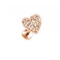thumbnail image 1 of Flat Back Studs with CZ Paved Heart Top Internally Threaded Surgical Steel 16g, 1 of 6