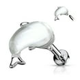 thumbnail image 1 of Flat Back Studsfor Labret Monroe Cartilage Whale design, 1 of 2