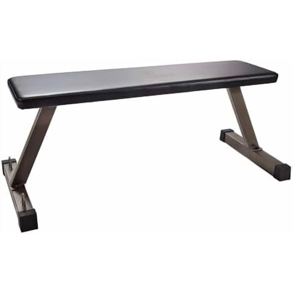 Flat Barbell Bench, Foldable Portable Padded Weight Lifting Seat, Equipment for Home Gym - Steel Frame, 300 Pound Capacity$$Sport & Recreation Other