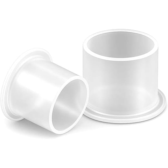 Flat Base Tattoo Ink Cups 8mm Diameter x 10mm Height - Pack of 500pcs