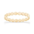 thumbnail image 1 of AFFY Flat Beaded / Dotted Engagement Wedding Ring Band 10K Yellow Gold Jewelry Gift For Women-9.5, 1 of 3