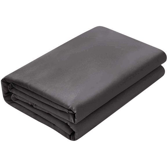 Flat Bed Sheet 100% Egyptian Cotton [ Dark Grey Solid - Queen Size] Breathable, Easy to Wash 800 Thread Count 1Pc Flat Sheets - 92 Inches x 102 Inches