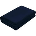 thumbnail image 1 of Flat Bed Sheet 100% Egyptian Cotton [ Navy Blue Solid - King Size] Breathable, Easy to Wash 800 Thread Count 1Pc Flat Sheets - 102 Inches x 108 Inches, 1 of 5
