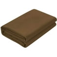 thumbnail image 1 of Flat Bed Sheet 100% Egyptian Cotton [ Taupe Solid - Oversized Size] Breathable, Easy to Wash 800 Thread Count 3Pc Flat Sheets - 132 Inches x 110 Inches, 1 of 5