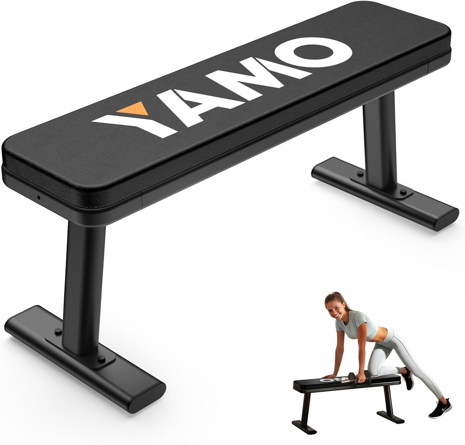 Flat Bench, 1455LBS/660KG Weight Bench for Home Gym, Easy Assembly ...