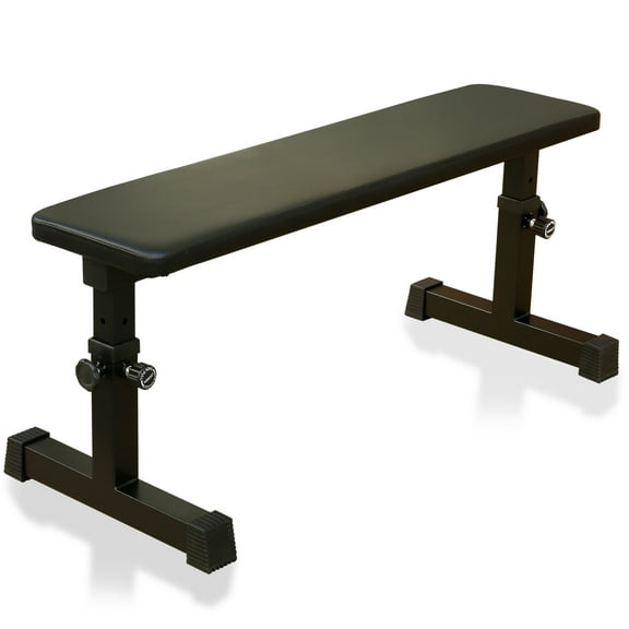 Flat Bench for Multi-Purpose Weight Training and Ab Exercises, 440LBS Capacity, 5-Height Adjustable Utility Bench for Beginner or Fitness Professional