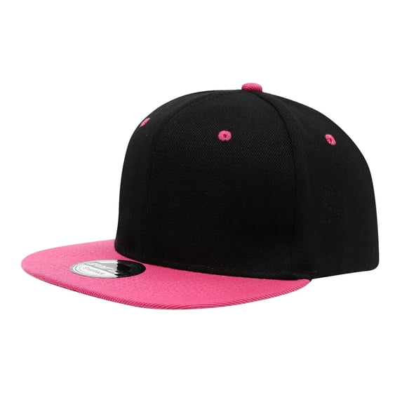 Flat Bill Hat Adjustable Snapback Baseball Cap Lightweight Breathable Sun Protection for Outdoor Hiking and Camping Adventures 22.4 Inch