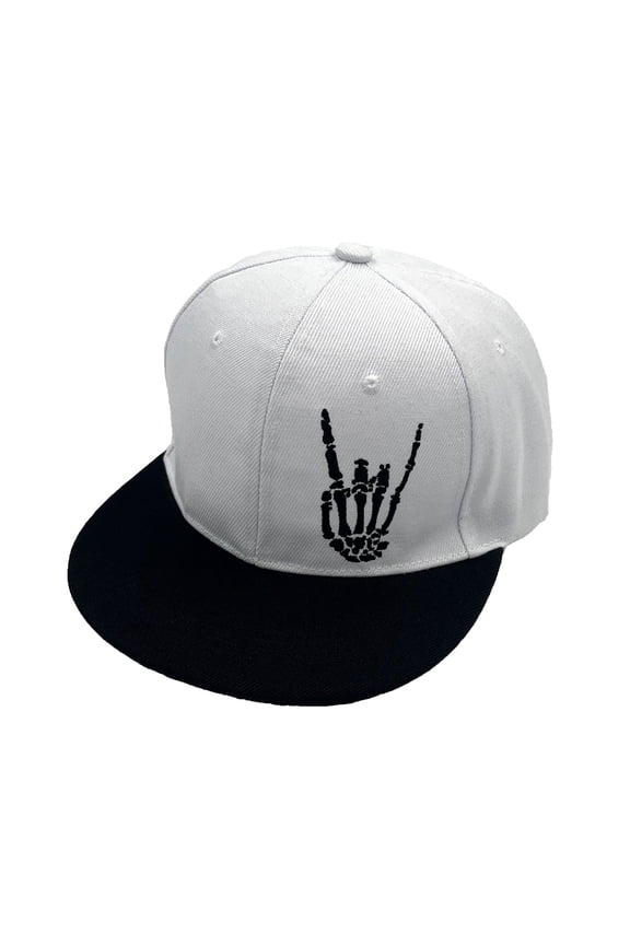 Flat Bill Hats Snapback Hat Brim Baseball Cap for Men Adjustable