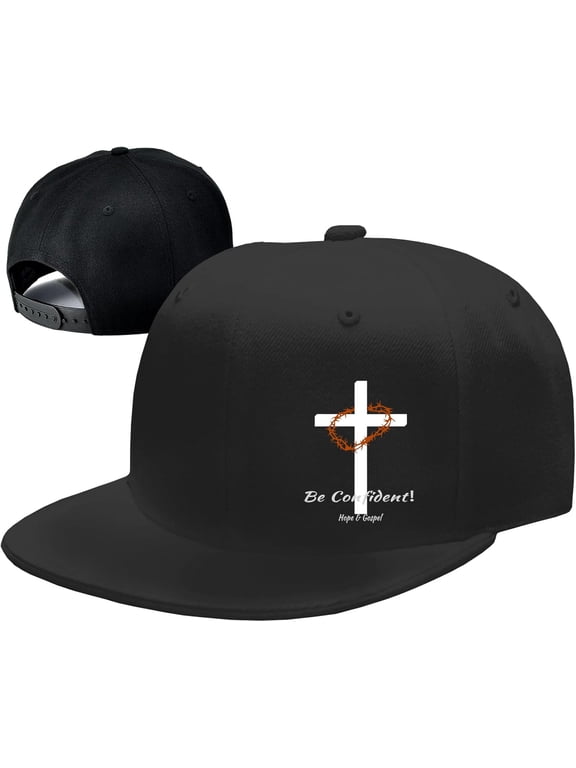 Flat Bill Hats for Men Snapback Hats for Men Baseball Cap for Men Black Snapback Women Fitting Hat