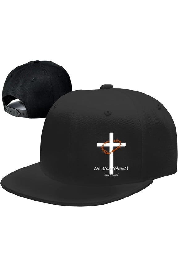 Flat Bill Hats for Men Snapback Hats for Men Baseball Cap for Men Black Snapback Women Fitting Hat