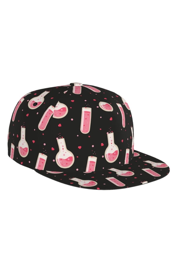 Flat Bill Trucker Hats for Women Men - Chemistry Tools 1 Adjustable Flat Baseball Cap Snapback Hats Dad Hats for Men