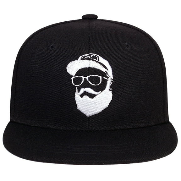 Flat Bill Visor Classic Snapback Hat Blank Adjustable Brim High Top End Trendy Color Style Plain Tone Baseball Cap