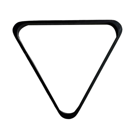 Flat Billiard Triangle Rack, Accessory 57.2mm Tripod Ball Holder, Diamond Rack, Rack, Supplies, 8 Balls, Pool for Sports Snooker Black