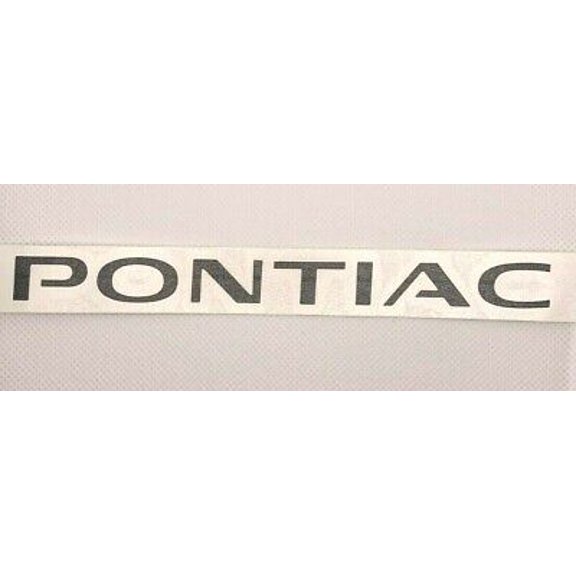 Flat Black Rear Pontiac Emblem Overlay Decal 2008-2009 Pontiac G8 Models