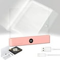 thumbnail image 1 of Flat Book Light, 2026 Upgraded Smart LED Reading Light with 3 Colors & Timer, Rechargeable Dimmable Eye Protection Book Light for Night Reading, 1 of 9