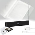 thumbnail image 1 of Flat Book Light, 2026 Upgraded Smart LED Reading Light with 3 Colors & Timer, Rechargeable Dimmable Eye Protection Book Light for Night Reading, 1 of 9