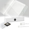 thumbnail image 1 of Flat Book Light, 2026 Upgraded Smart LED Reading Light with 3 Colors & Timer, Rechargeable Dimmable Eye Protection Book Light for Night Reading, 1 of 8
