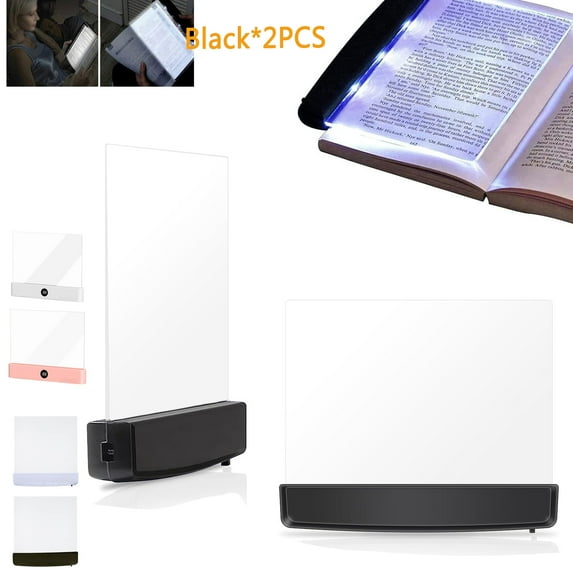 Flat Book Light Page Book Light For Reading In Bed At Night,Led Panel Reading Light Flat Book,Led Flat Panel Reading Light,Led Reading Bright Light Lamp Board Family Study Light Eye Care Reading