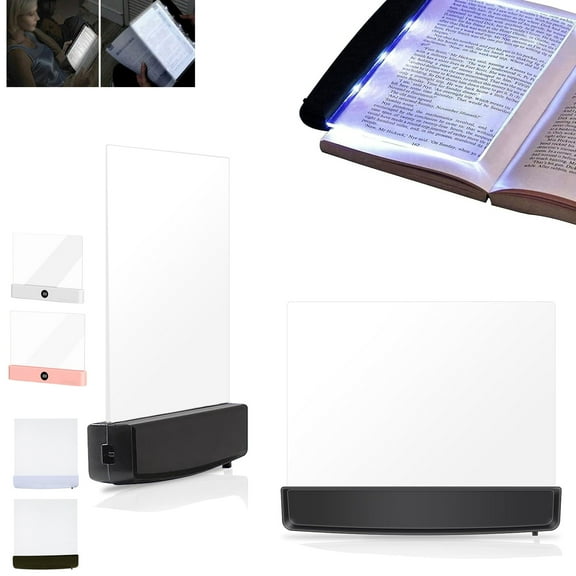 Flat Book Light Page Book Light For Reading In Bed At Night,Led Panel Reading Light Flat Book,Led Flat Panel Reading Light,Led Reading Bright Light Lamp Board Family Study Light Eye Care Reading