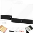 thumbnail image 1 of Flat Book Light without Battery,1200mAh Rechargeable & Dimmable Full-Page Reading Light,Features 3 Eye-Protecting Colors (Warm/Neutral/White Light) and Smart Timer,Perfect Portable Clip Lamp, 1 of 7