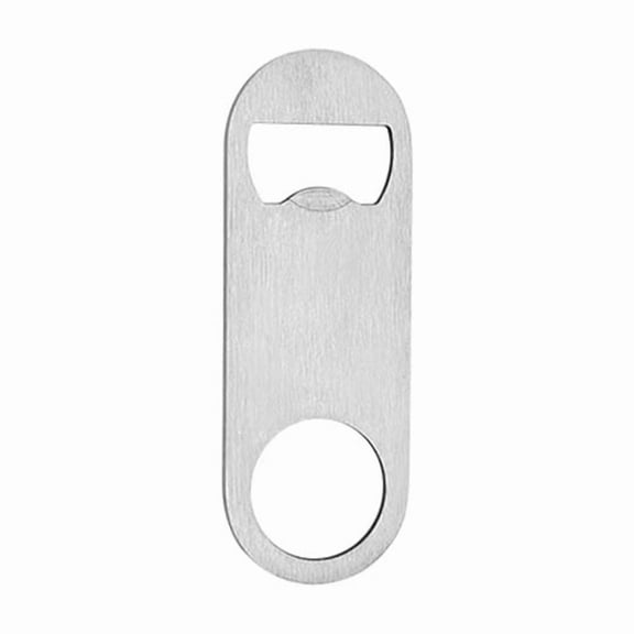 Flat Bottle Opener Stainless Steel Beer bottle Openers Solid Bottle Cap Opener Funny Bartender Bottle Opener for Restaurant Party Supplies,Silver