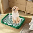 thumbnail image 1 of Flat Bottom Dog Toilet for Small & Medium Dogs | Detachable, Washable Potty Tray | Easy-Clean Design with Splash Guard | Includes 1 Pet Urine Pad Holder, 1 of 5