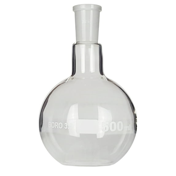 Flat-Bottom Flask, 24/40 Ground Glass Joint, 500ml