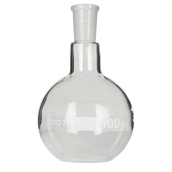 Flat-Bottom Flask, 24/40 Ground Glass Joint, 500ml