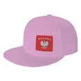 thumbnail image 1 of Flat Brim Hats for Men Polska Eagle Logo Hip-Hop Snapback Hat Skeleton Hats, 1 of 7