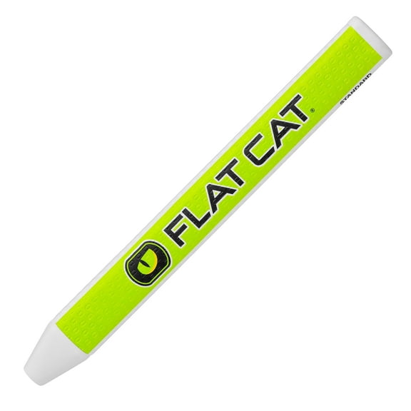 Flat Cat Original Golf Putter Grip – Standard Size, Lightweight Polyurethane, Flat 1 Design for TRU Alignment