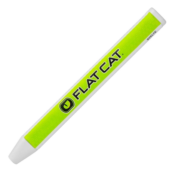 Flat Cat Original Golf Putter Grip – Svelte Size, Lightweight Polyurethane, Flat 1 Design for TRU Alignment