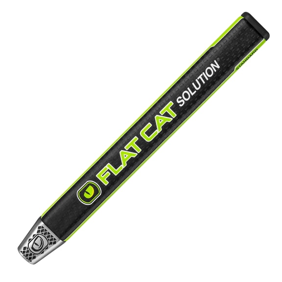 Flat Cat Solution Weighted Golf Putter Grip, Standard Size – Stabilizes Stroke & Improves Accuracy