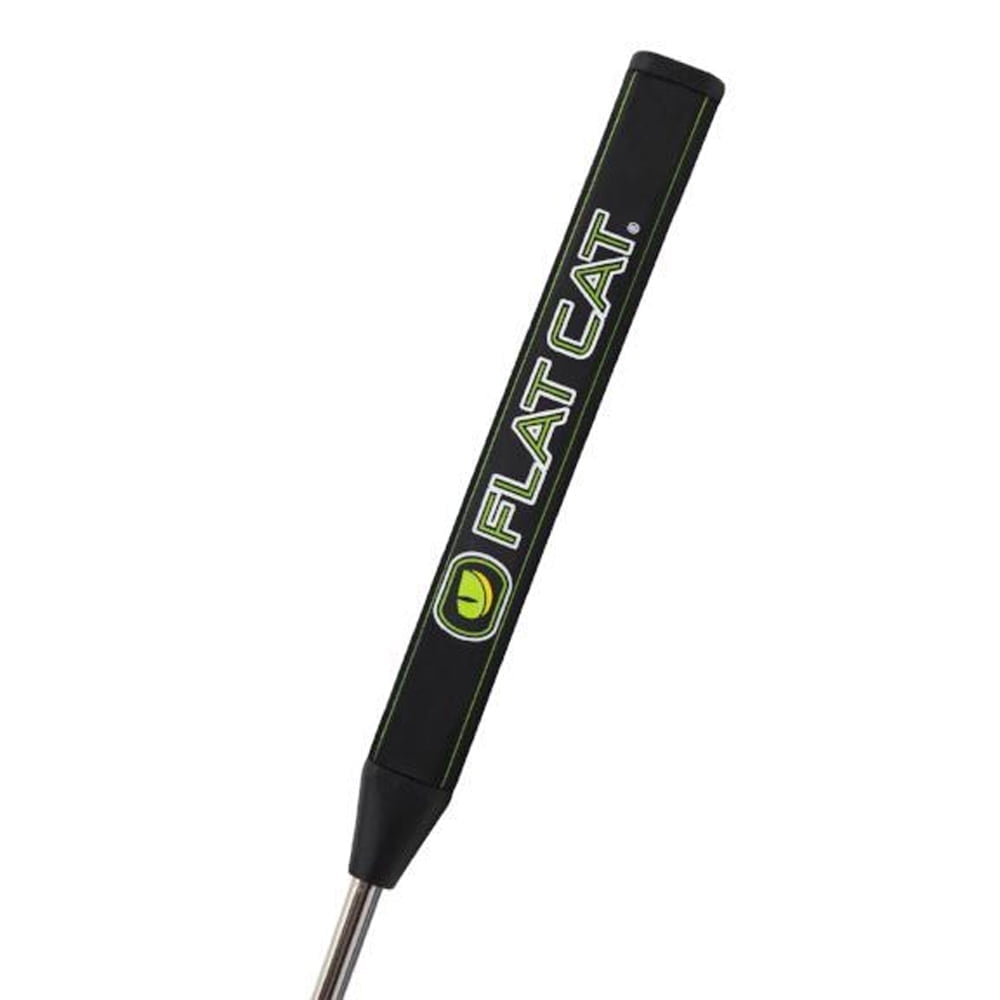 Flat Cat Tak Golf Putter Grip – Standard Size, Flat 1 Design with TRU Alignment, Tacky Rubber Feel