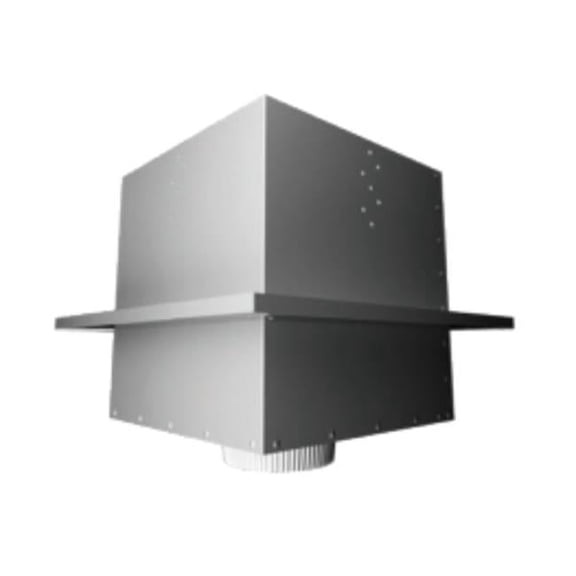 Flat Ceiling Support Box - 6 in. Diameter - Durable Connection Design