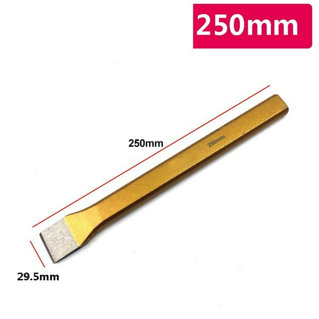 Flat Chisel Masonry Cement Fitter Alloy Steel Iron Stone 150-300mm Wood ...