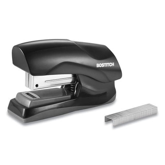 Flat Clinch Stapler, 40-Sheet Capacity, Black | Bundle of 10 Each