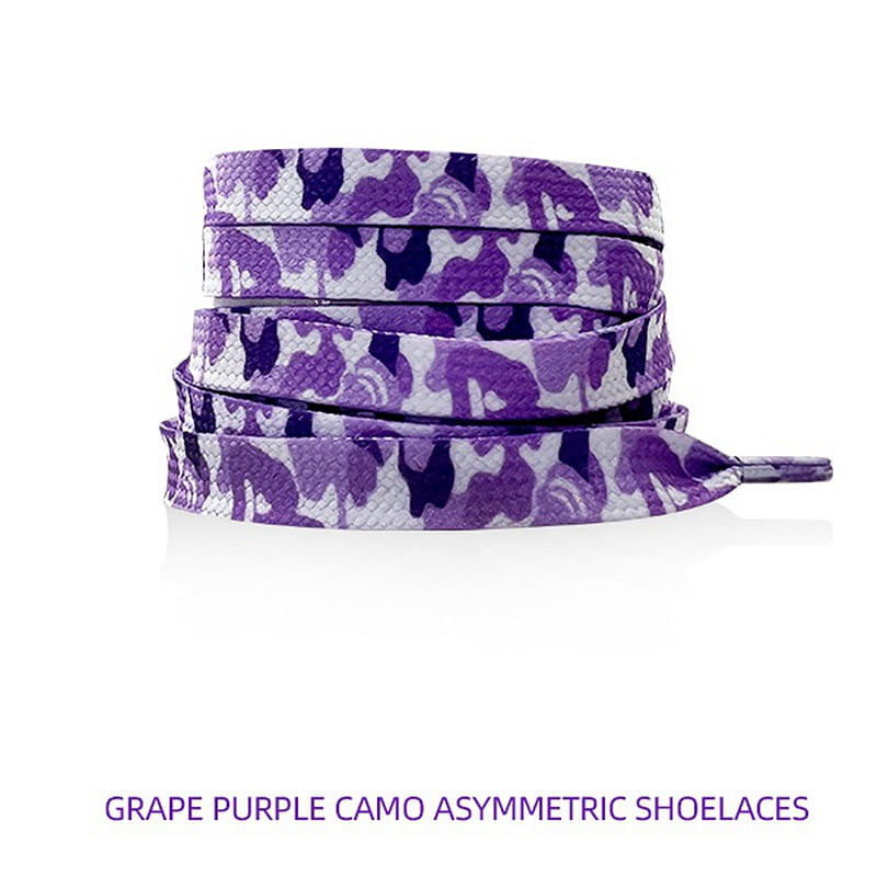 Flat Cloud Camouflage Shoelaces for Sneakers Trend Creative Shoelace 0