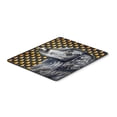 thumbnail image 1 of "Flat Coated Retriever Candy Corn Halloween Portrait Mouse Pad Hot Pad or Trivet", 1 of 1