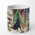 thumbnail image 1 of Flat-Coated Retriever Cozy Christmas Decorative Soy Candle 3.25 in x 3.75 in, 1 of 5