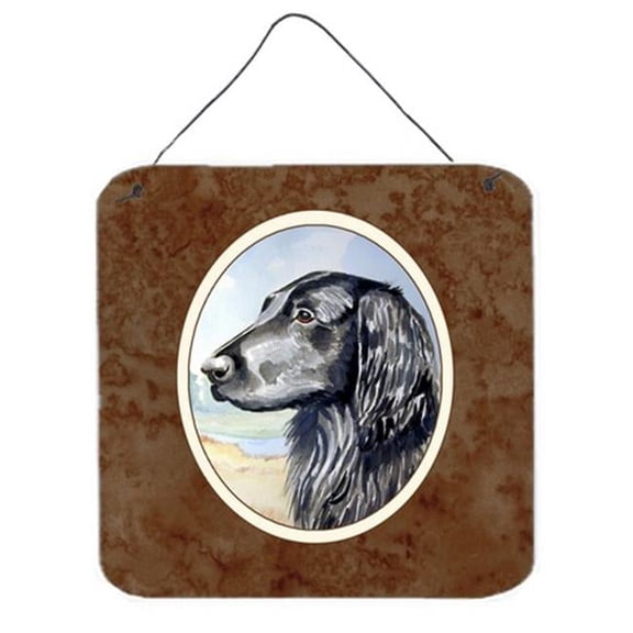 Flat Coated Retriever Wall or Door Hanging Prints, 6 x 0.02 x 6 in.